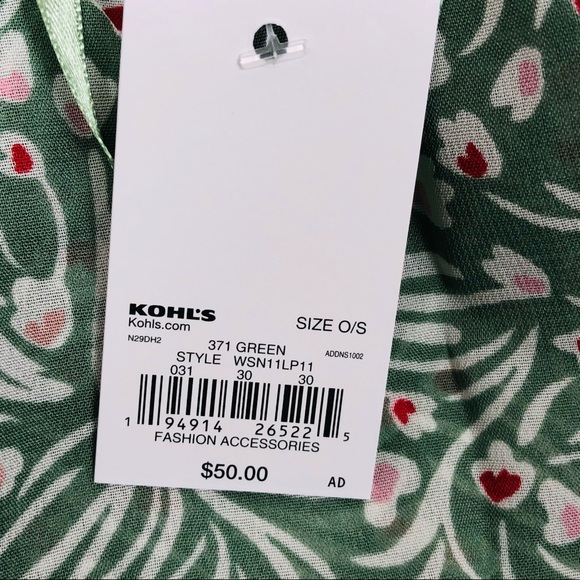 Sonoma Goods For Life Women’s Dainty Floral Belted Kimono Size OS - Picture 7 of 10